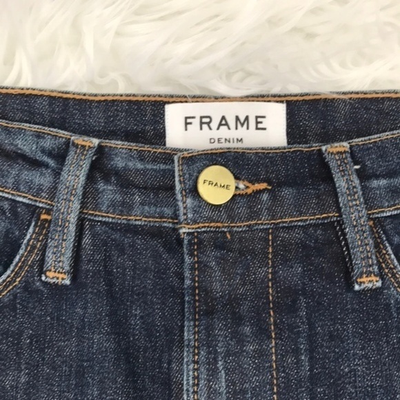 FRAME DENIM Raw Hem Catamaran Jean Skirt sz 27 - Picture 6 of 15